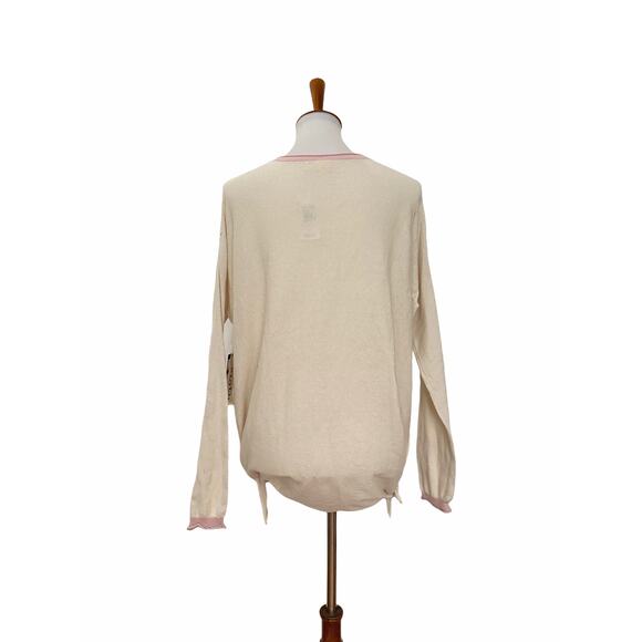 Cloth by Design Womens Side Tie Pullover Sweater 2 Pack Bundle L Large - Picture 3 of 9